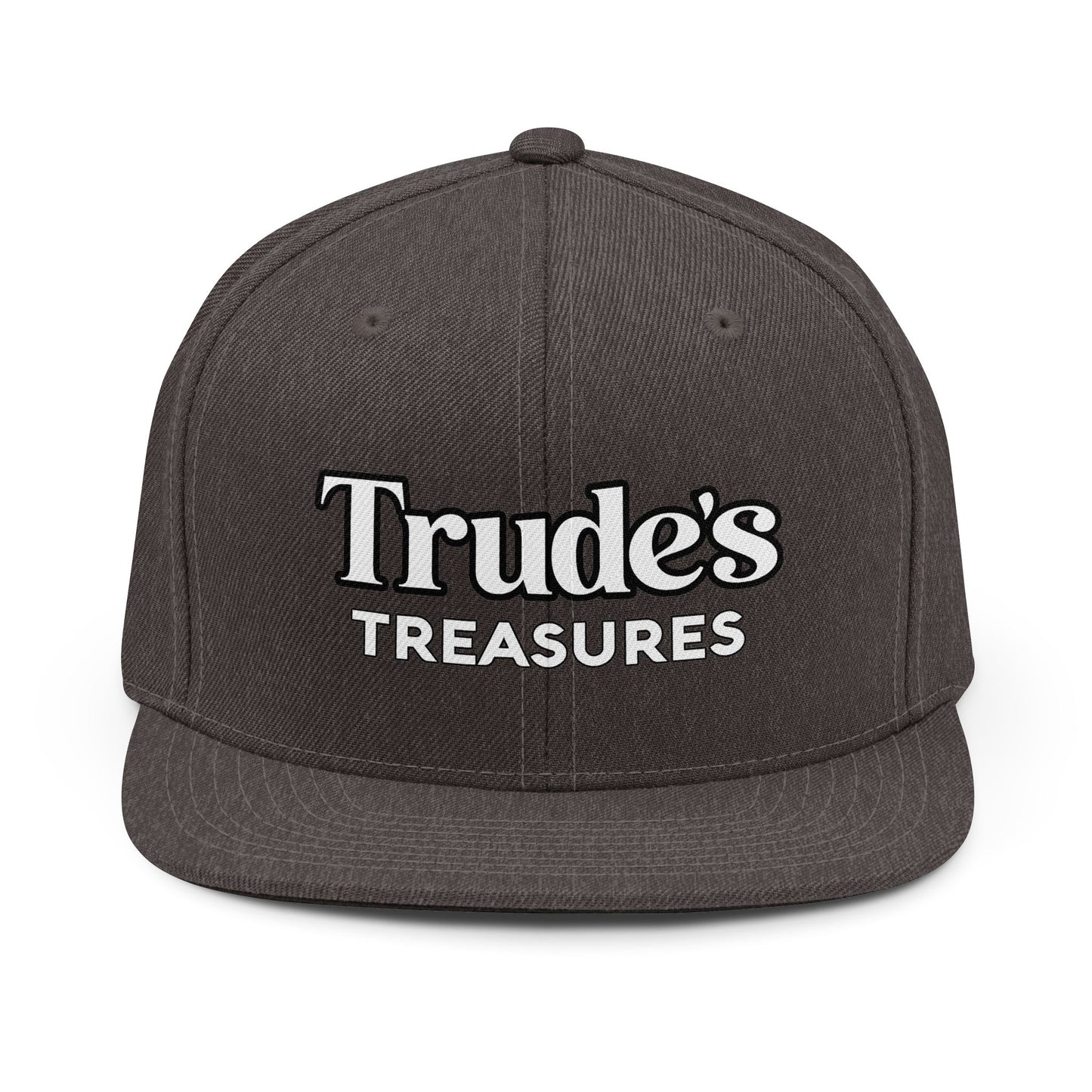 Trude's Treasures Embroidered Snapback Hat