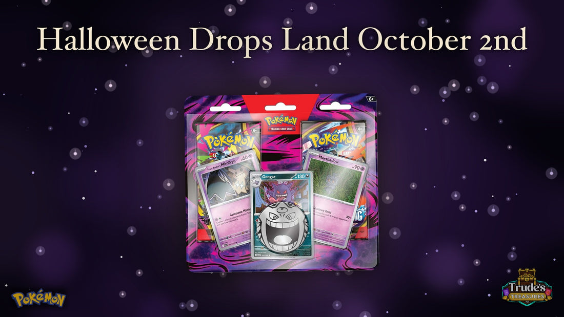 Gengar and Mega Greninja Headline October's Halloween TCG Drops
