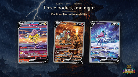 Raikou, Entei, and Suicune: Born from the Brass Tower Fire