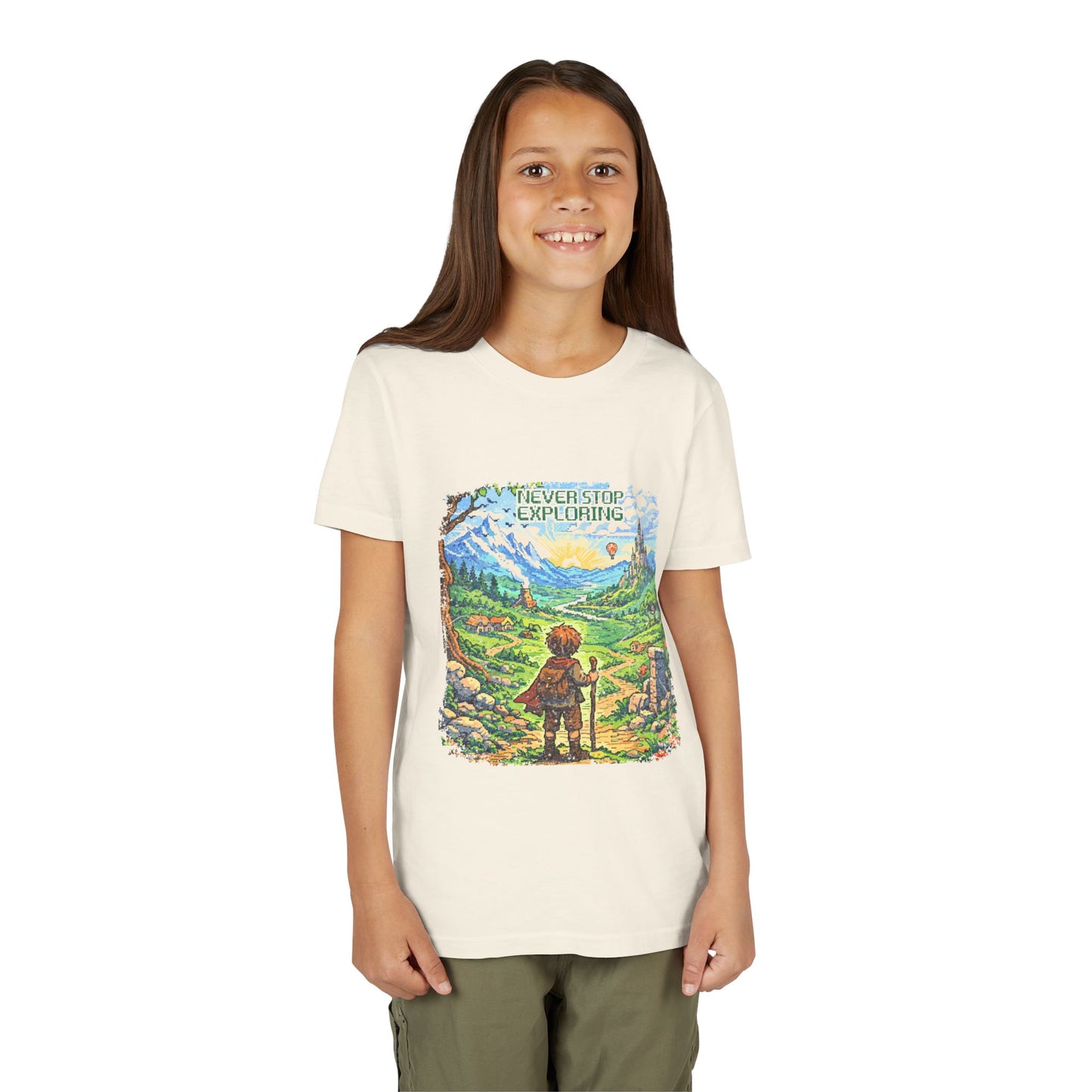 "Never Stop Exploring" Youth Tee