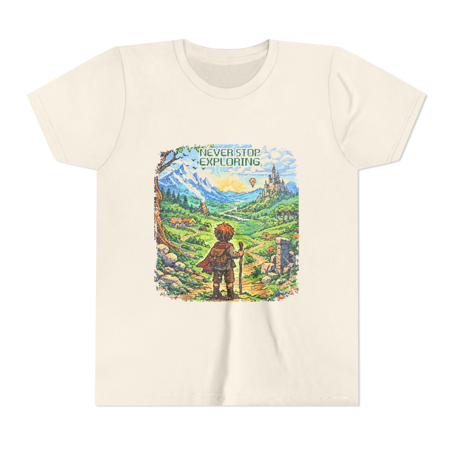 "Never Stop Exploring" Youth Tee