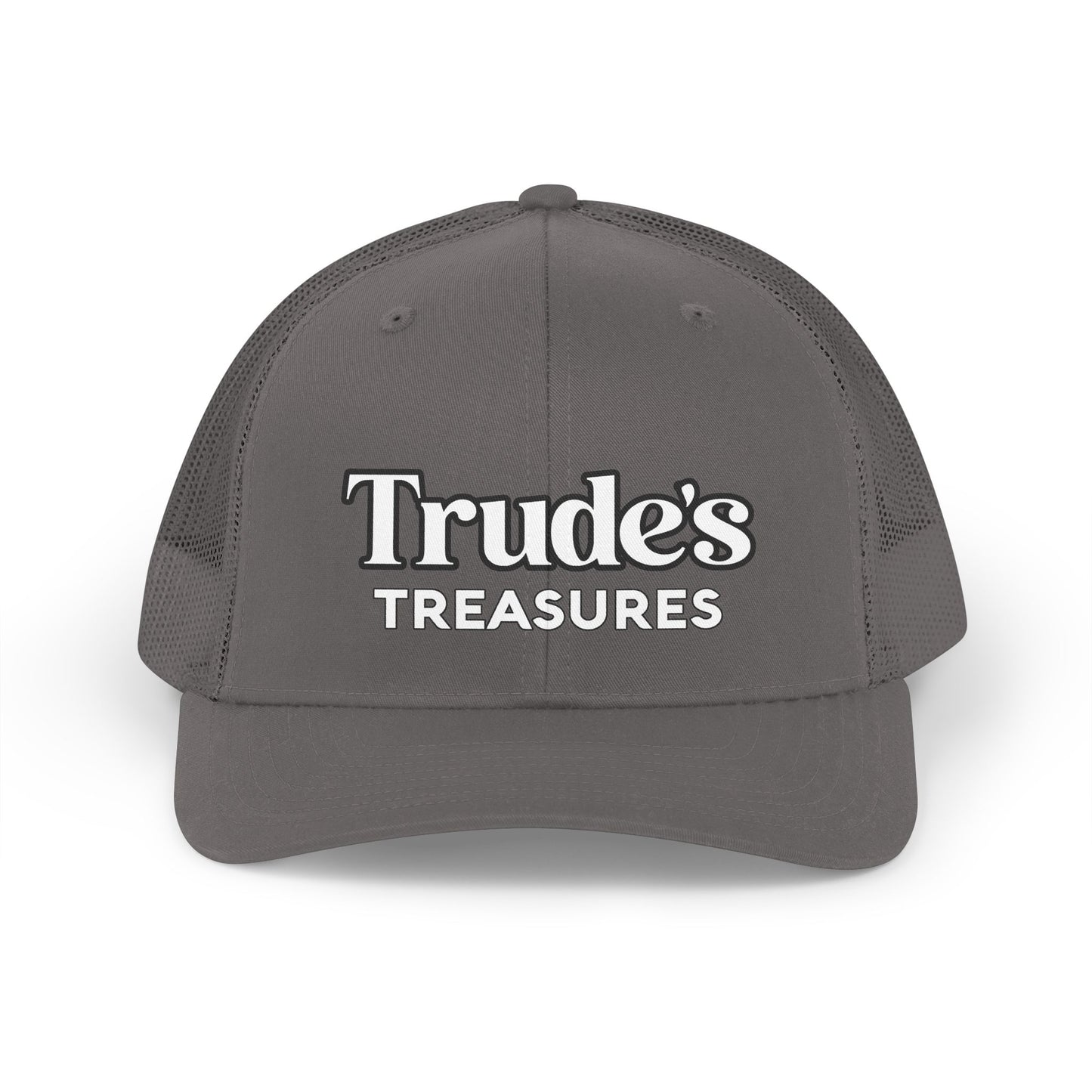 Trude's Treasures Embroidered Trucker Snapback