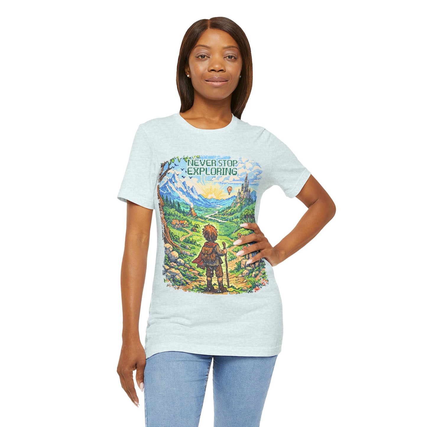 "Never Stop Exploring" Tee