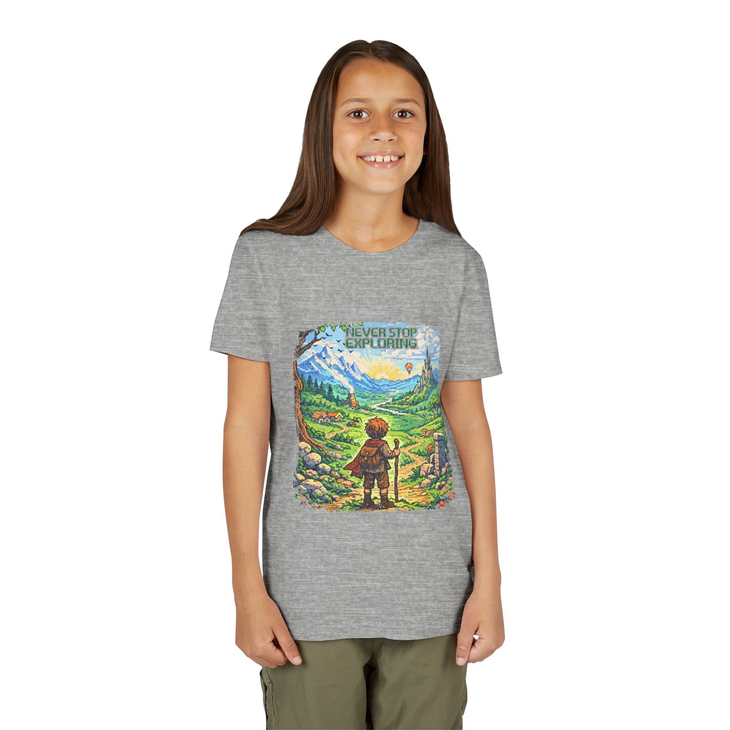 "Never Stop Exploring" Youth Tee