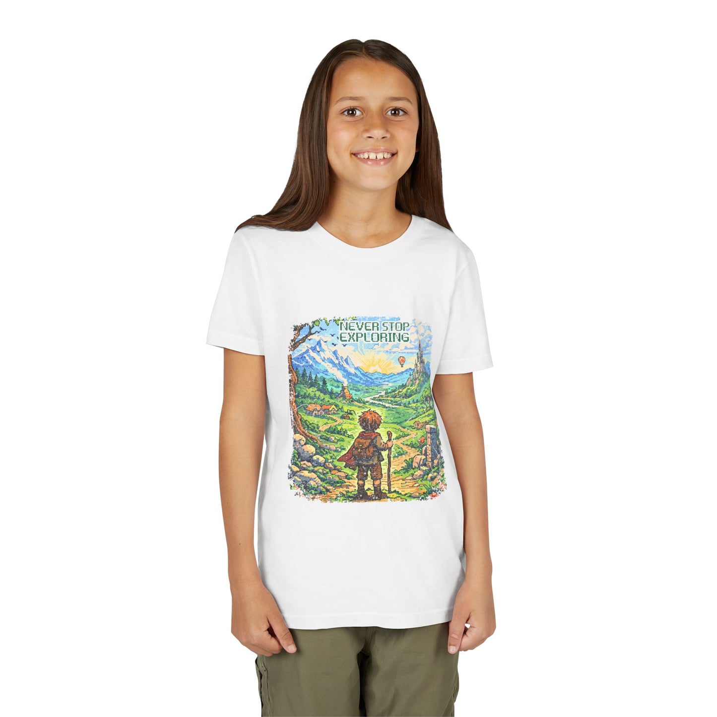 "Never Stop Exploring" Youth Tee