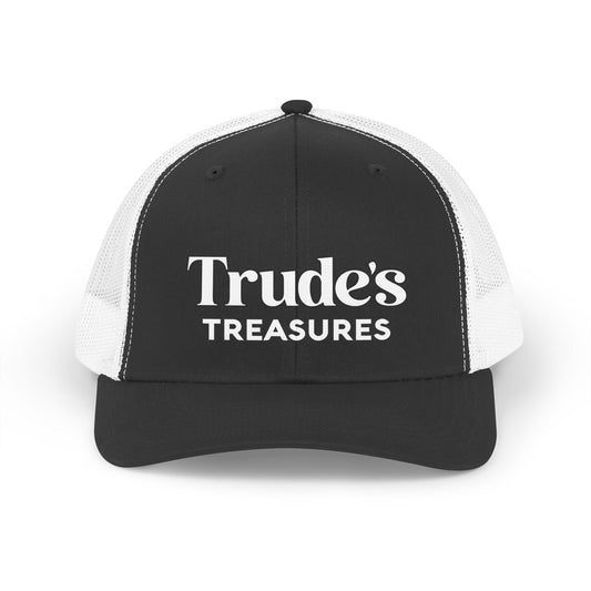 Trude's Treasures Embroidered Trucker Snapback