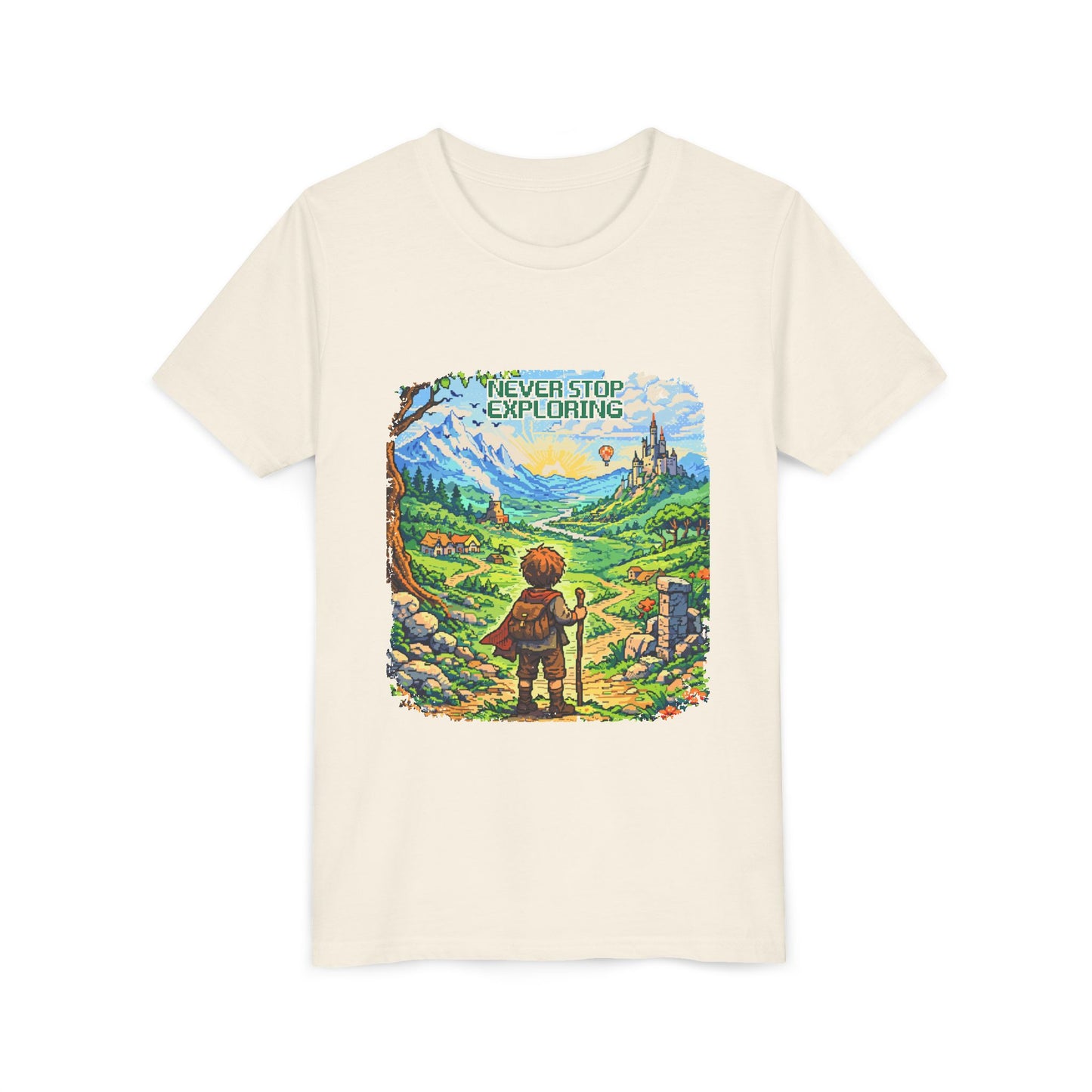 "Never Stop Exploring" Youth Tee
