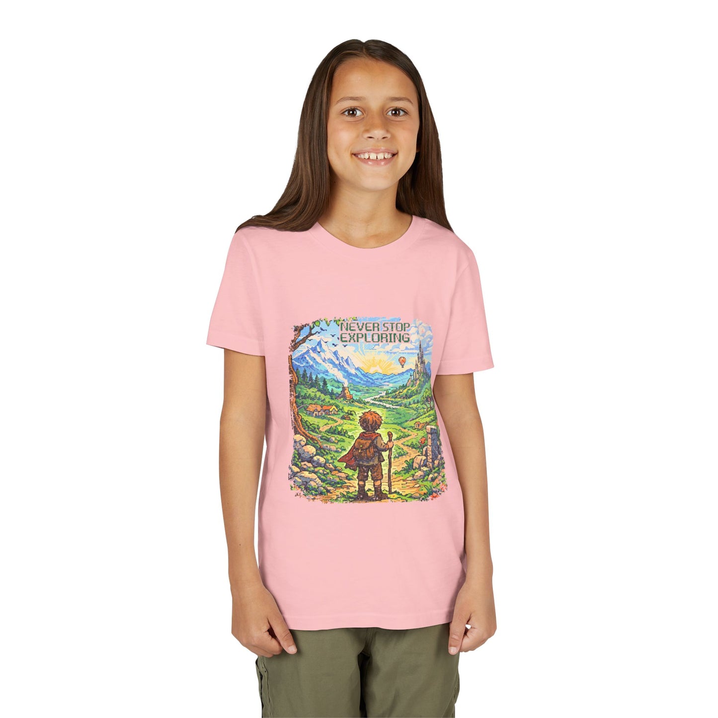 "Never Stop Exploring" Youth Tee