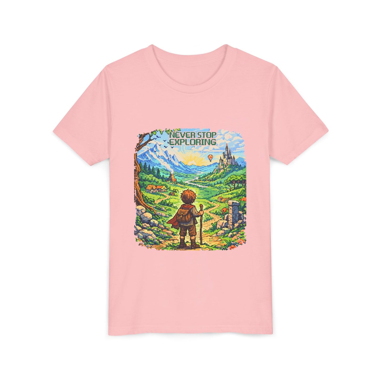 "Never Stop Exploring" Youth Tee