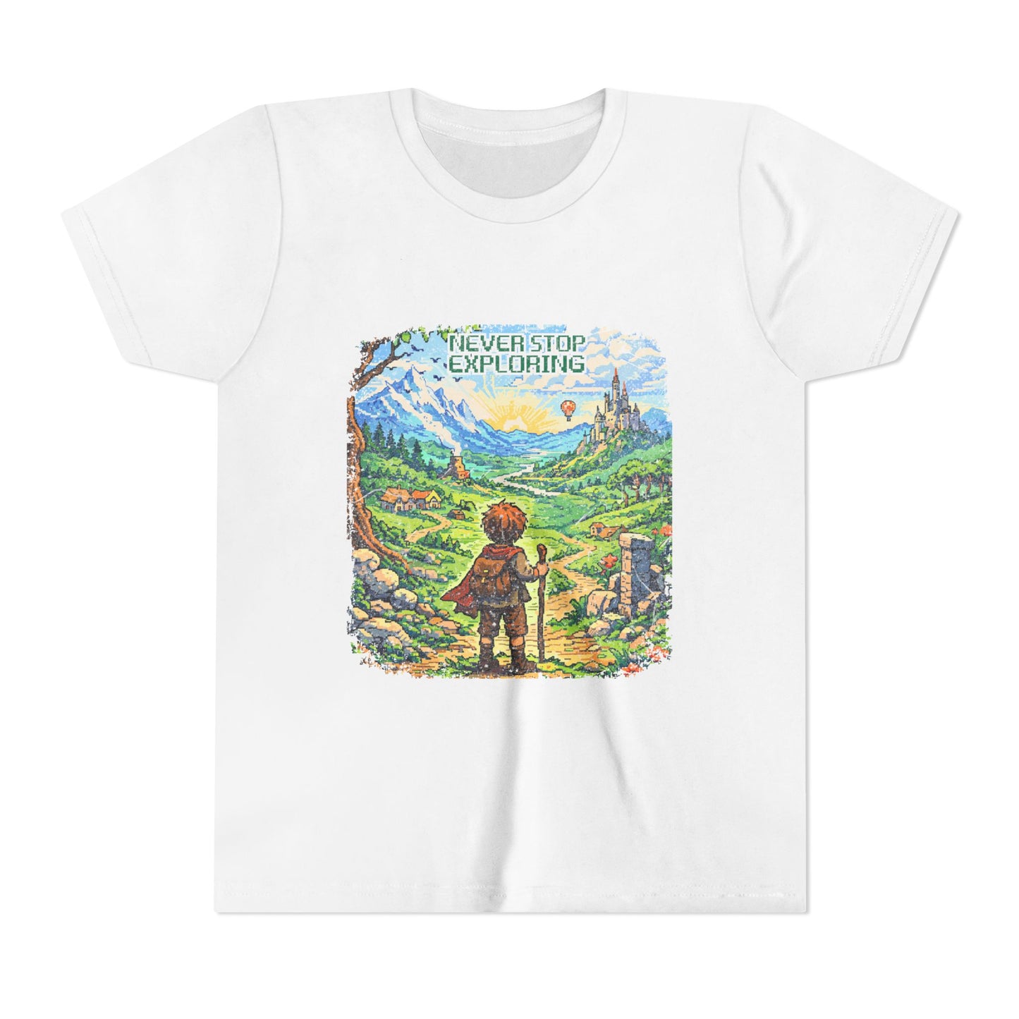 "Never Stop Exploring" Youth Tee