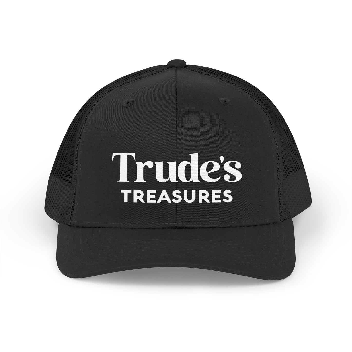 Trude's Treasures Embroidered Trucker Snapback