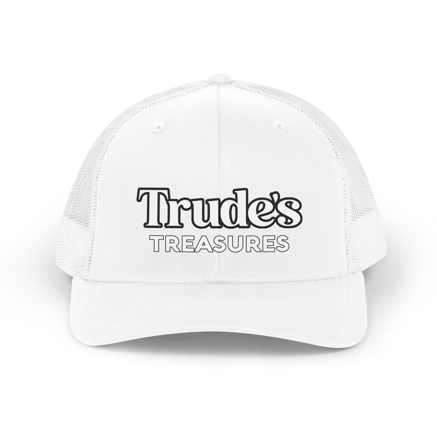 Trude's Treasures Embroidered Trucker Snapback