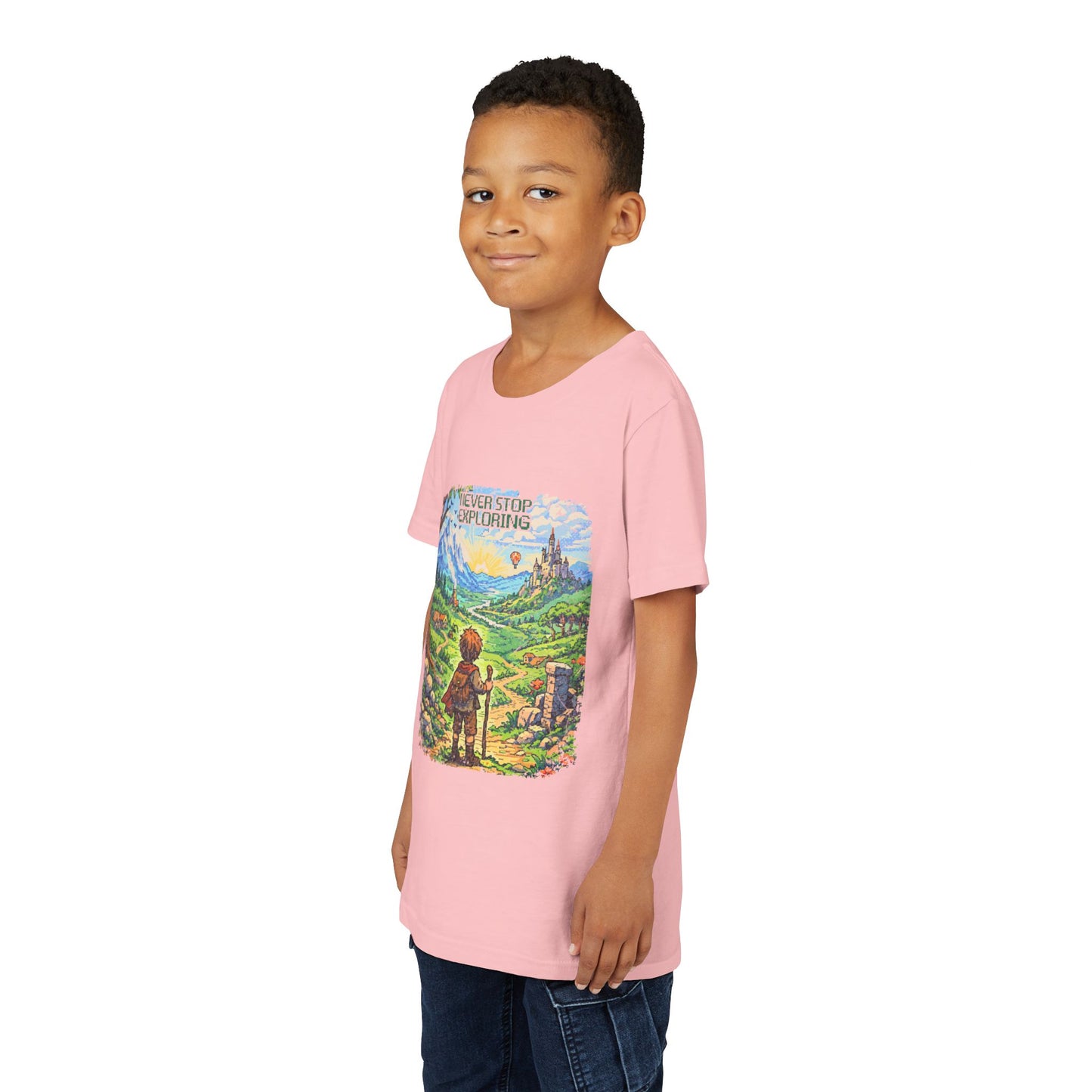 "Never Stop Exploring" Youth Tee