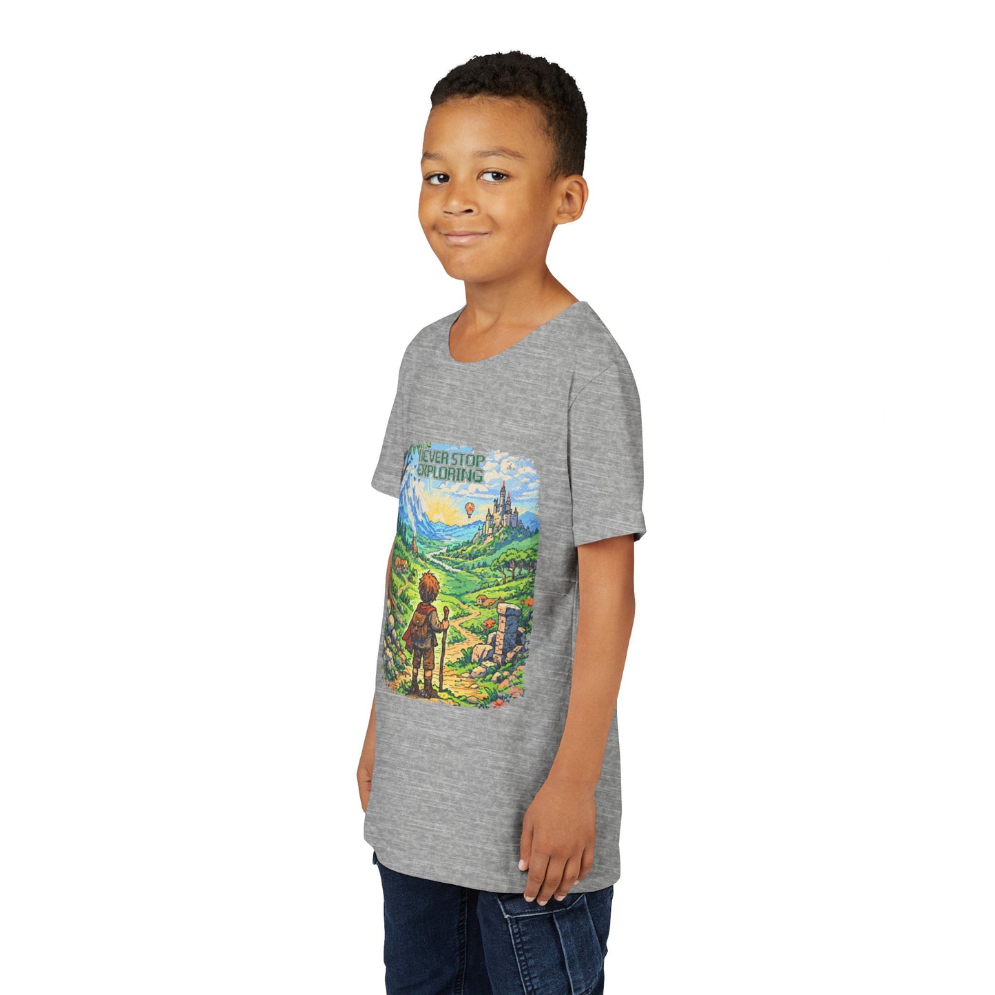 "Never Stop Exploring" Youth Tee