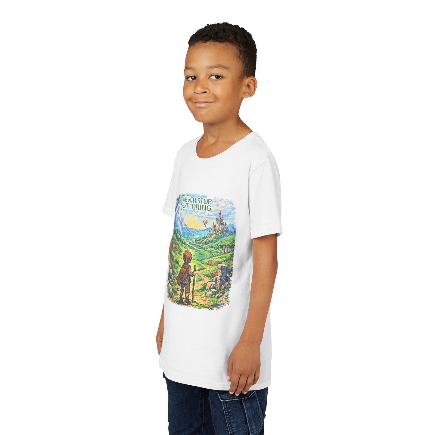 "Never Stop Exploring" Youth Tee