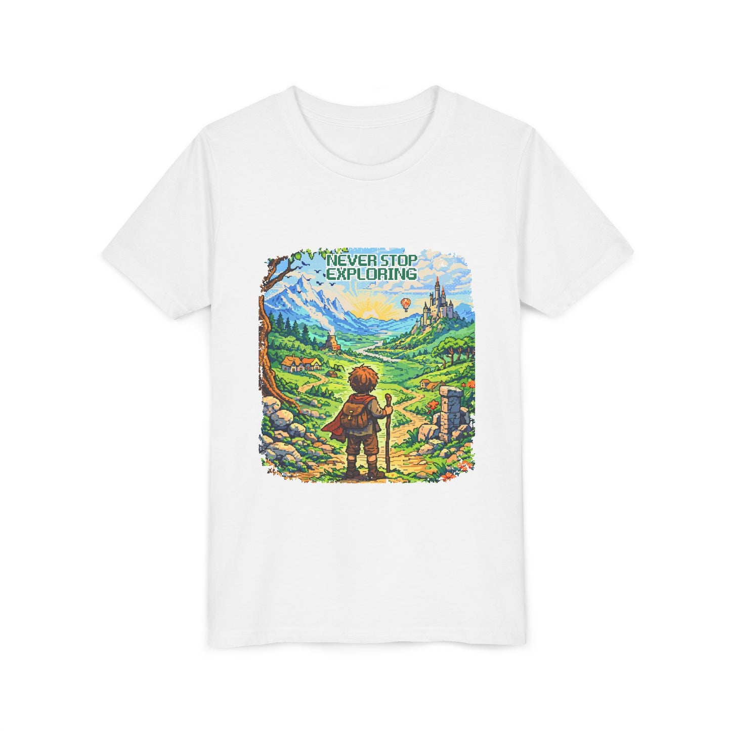 "Never Stop Exploring" Youth Tee