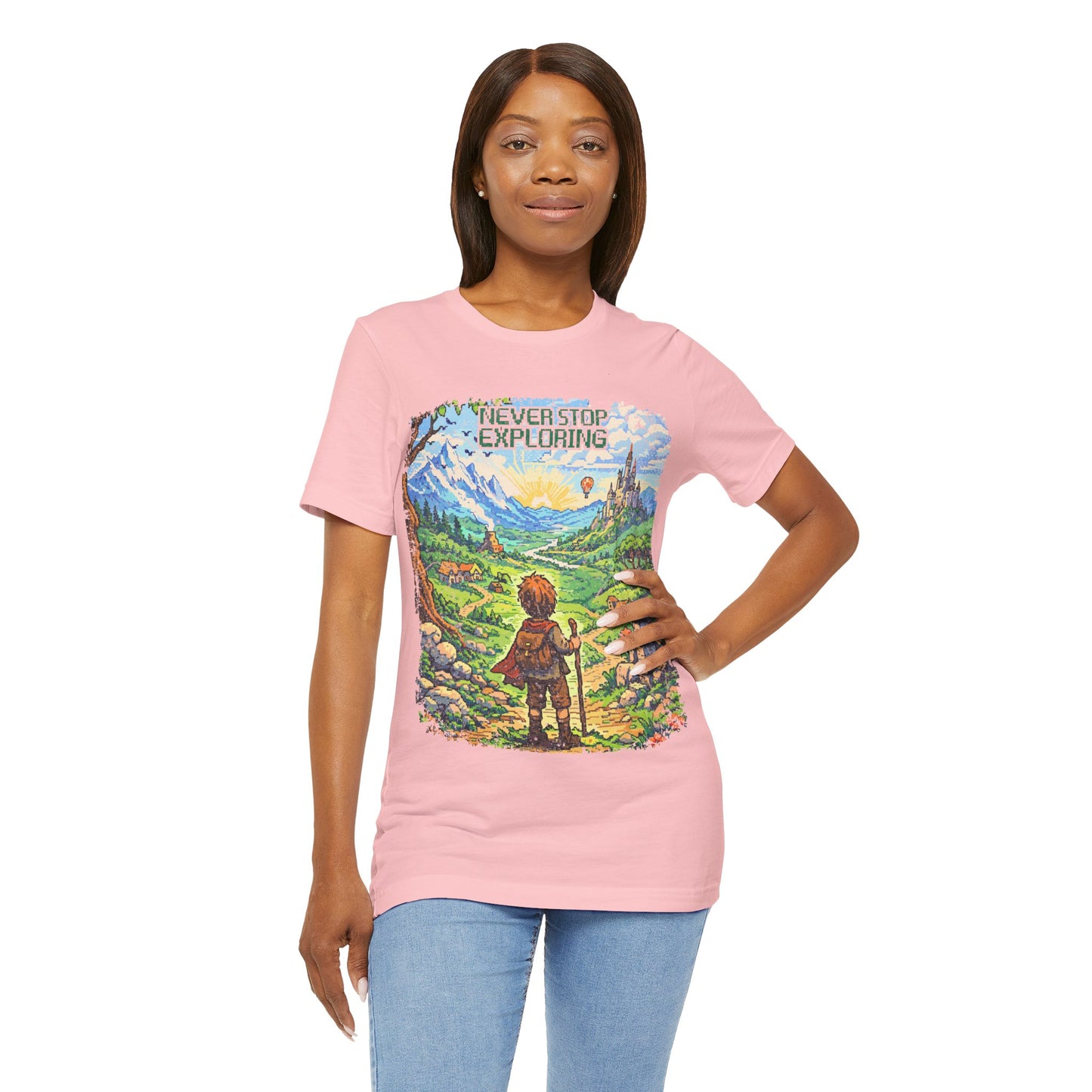 "Never Stop Exploring" Tee