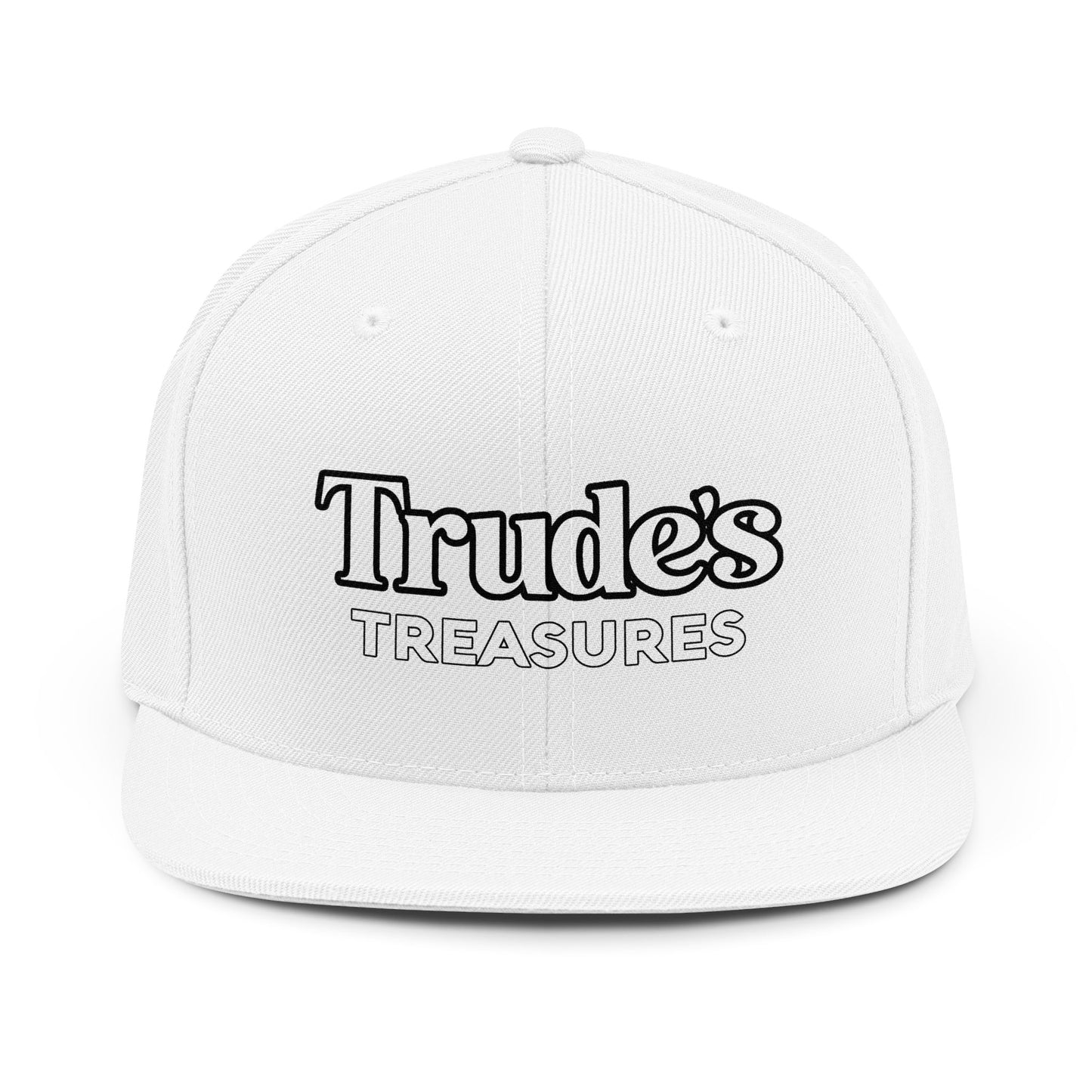 Trude's Treasures Embroidered Snapback Hat