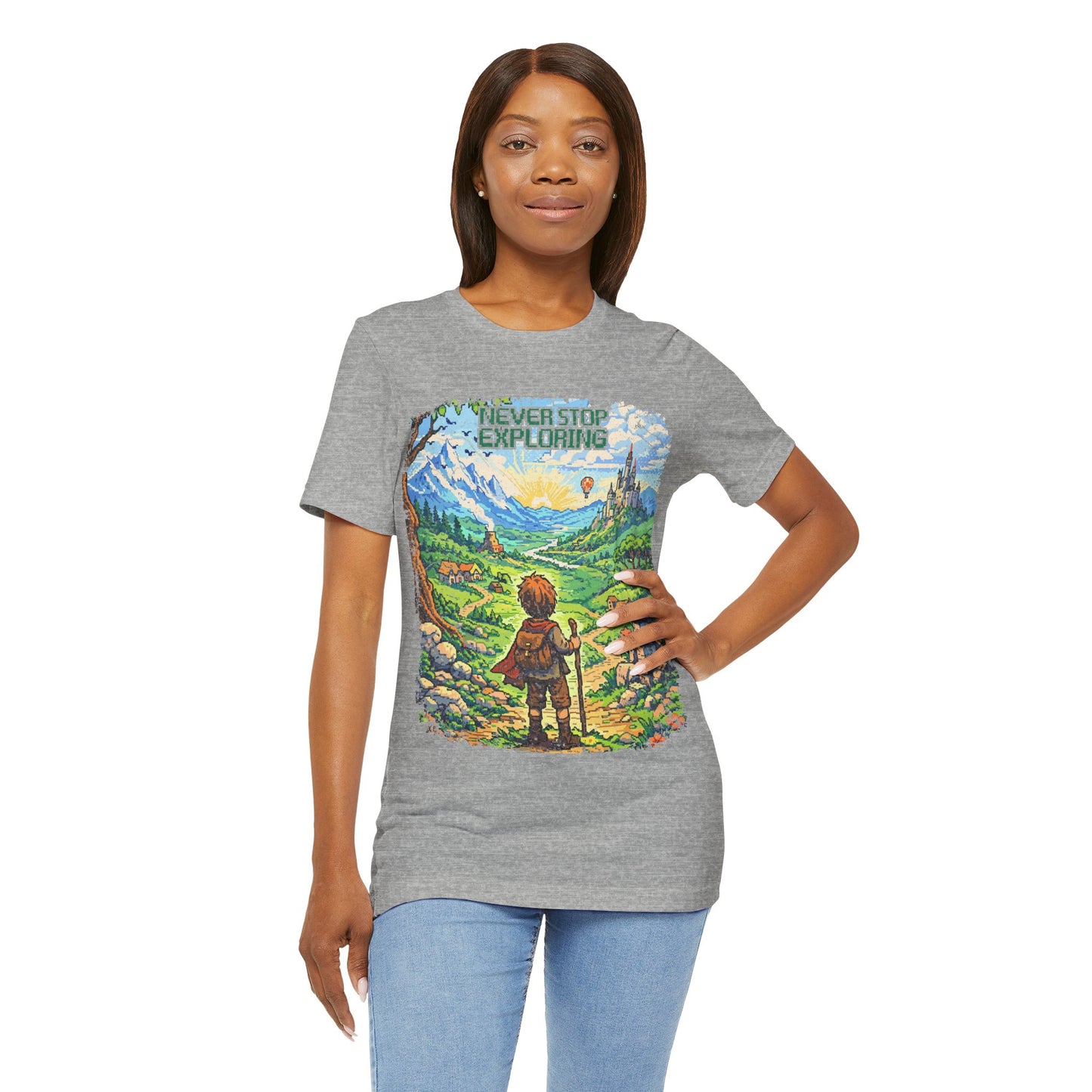 "Never Stop Exploring" Tee