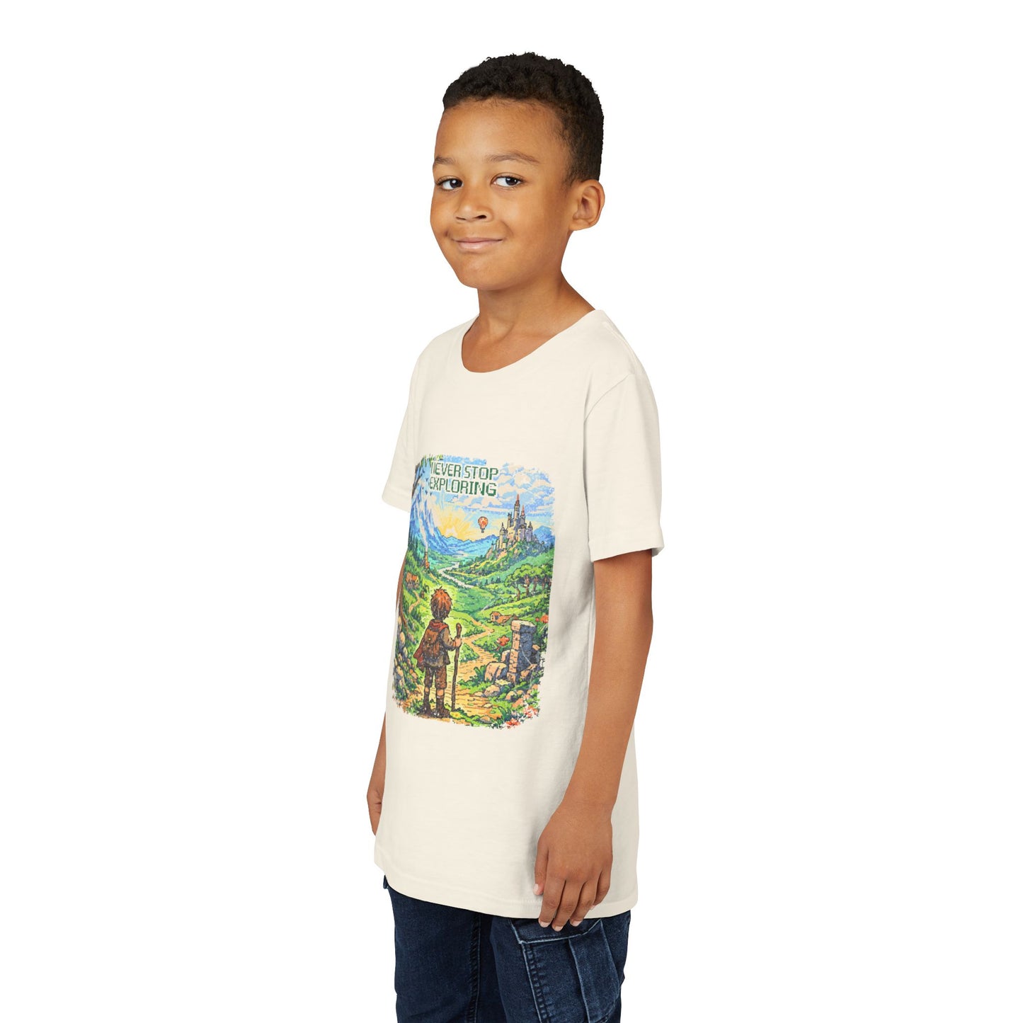 "Never Stop Exploring" Youth Tee