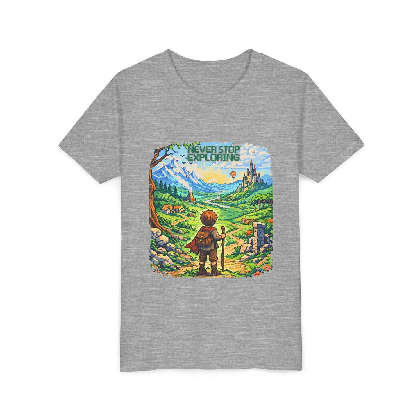 "Never Stop Exploring" Youth Tee