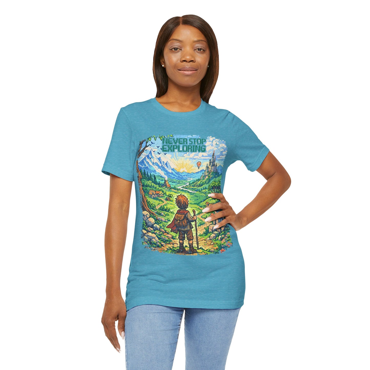 "Never Stop Exploring" Tee