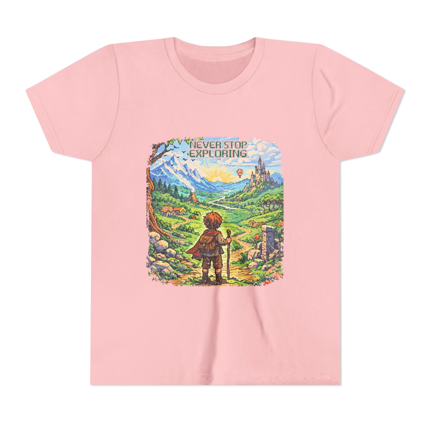 "Never Stop Exploring" Youth Tee